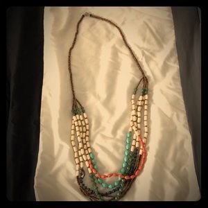 Beaded boho necklace